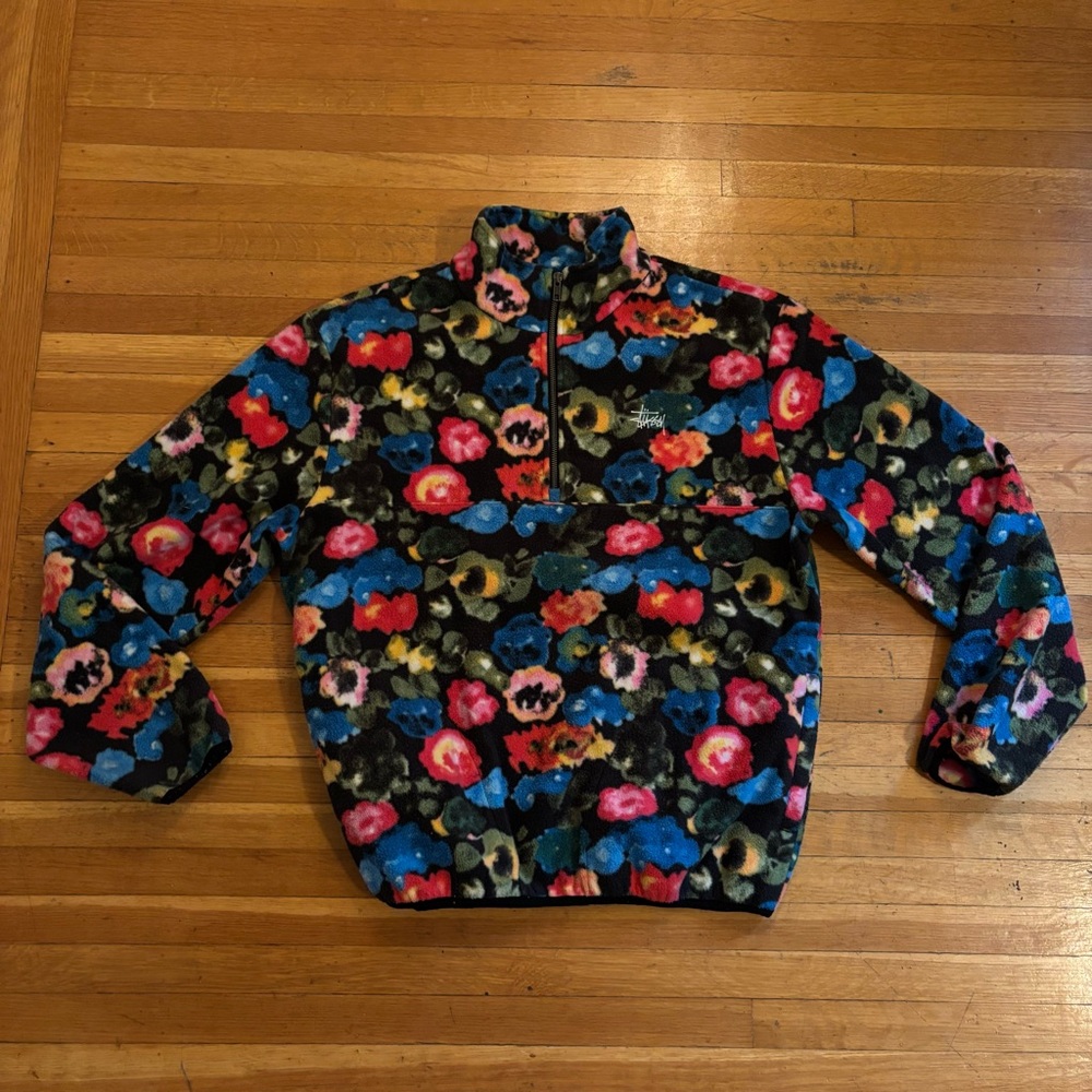 Stussy fleece 3/4 zip